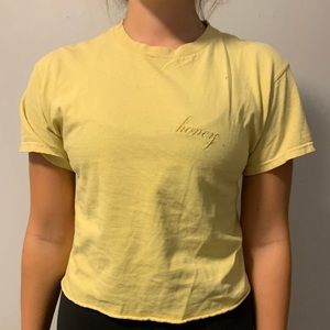 brandy melville honey t shirt